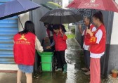 浙江曹港村開展垃圾分類志愿服務活動