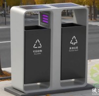 太陽能滅蚊燈不銹鋼分類垃圾桶，點亮智慧健康生活
