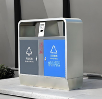 環(huán)衛(wèi)雙分類不銹鋼垃圾桶，為現(xiàn)代城市注入綠色靈魂